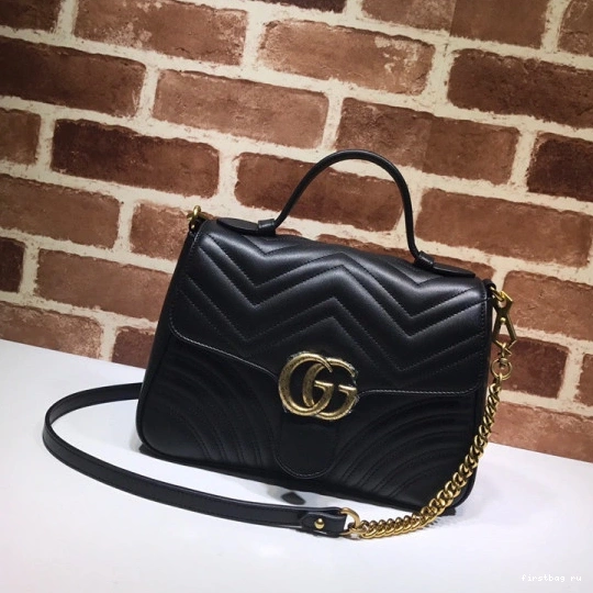 Small Handle GG Bag GUCCI Marmont Top 0724
